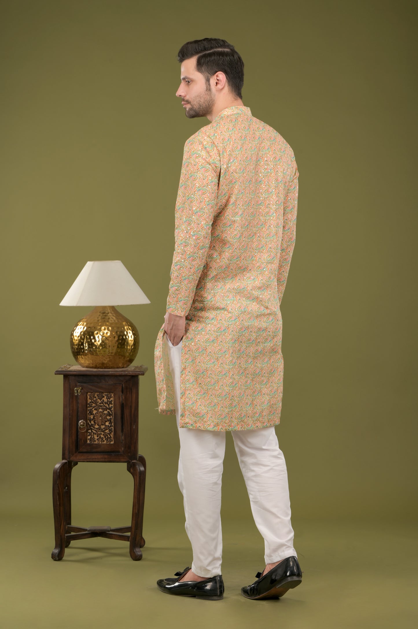 TARANG - Regal Gold Embroidered Kurta Set